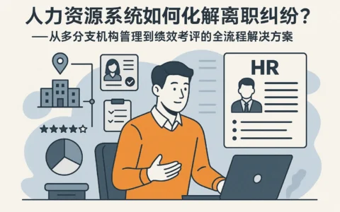 人力资源系统如何化解离职纠纷？——从多分支机构管理到绩效考评的全流程解决方案