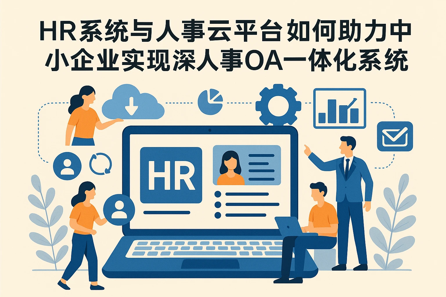 HR系统与人事云平台如何助力中小企业实现人事OA一体化系统建设