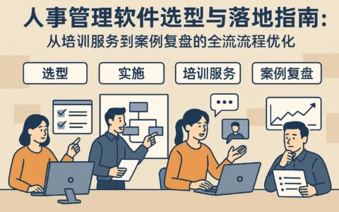 人事管理软件选型与落地指南：从培训服务到案例复盘的全流程优化