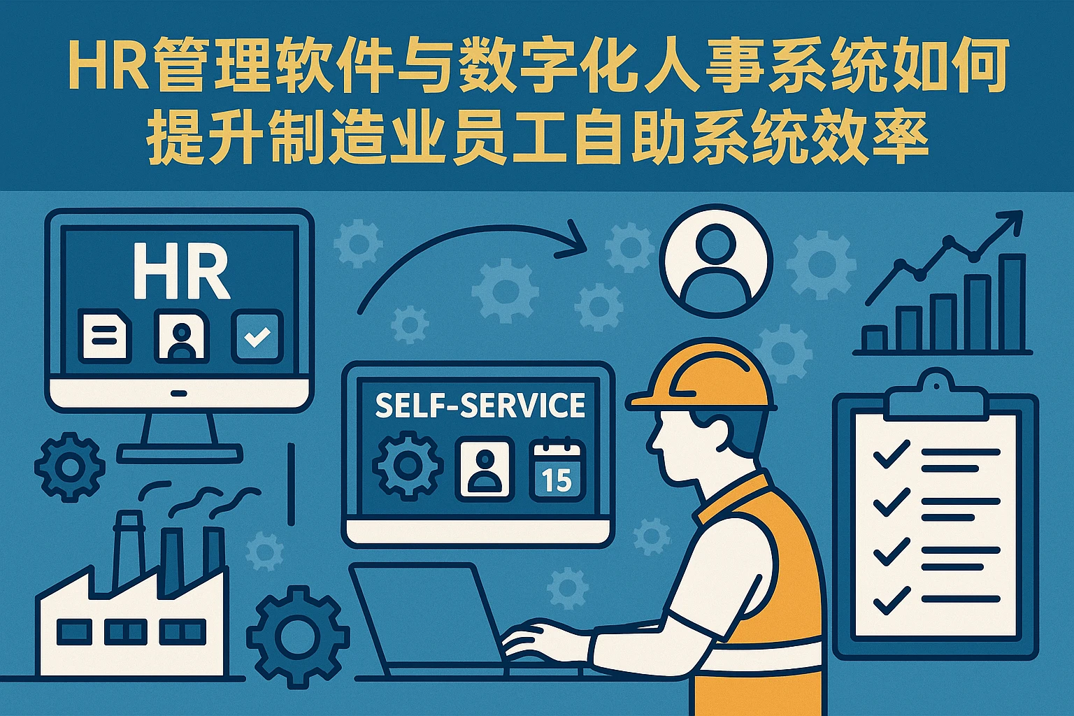 HR管理软件与数字化人事系统如何提升制造业员工自助系统效率