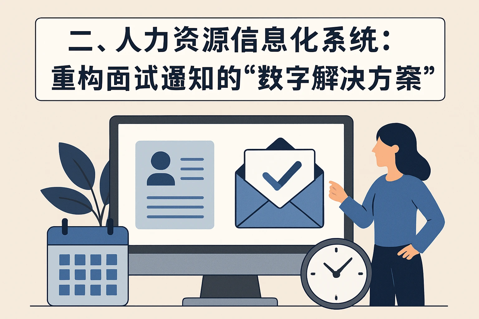 二、人力资源信息化系统：重构面试通知的“数字解决方案”