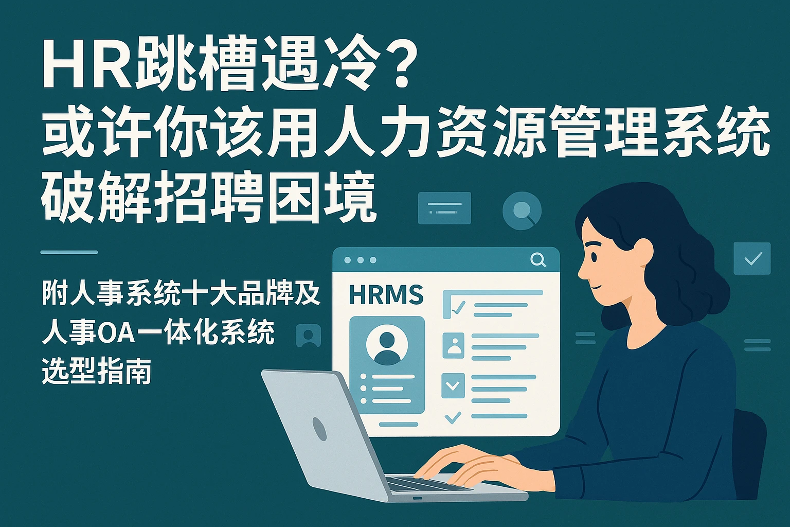 HR跳槽遇冷？或许你该用人力资源管理系统破解招聘困境——附人事系统十大品牌及人事OA一体化系统选型指南