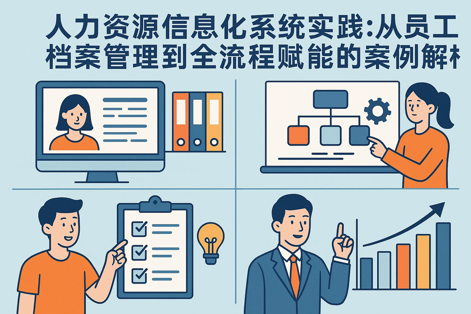 人力资源信息化系统实践：从员工档案管理到全流程赋能的案例解析