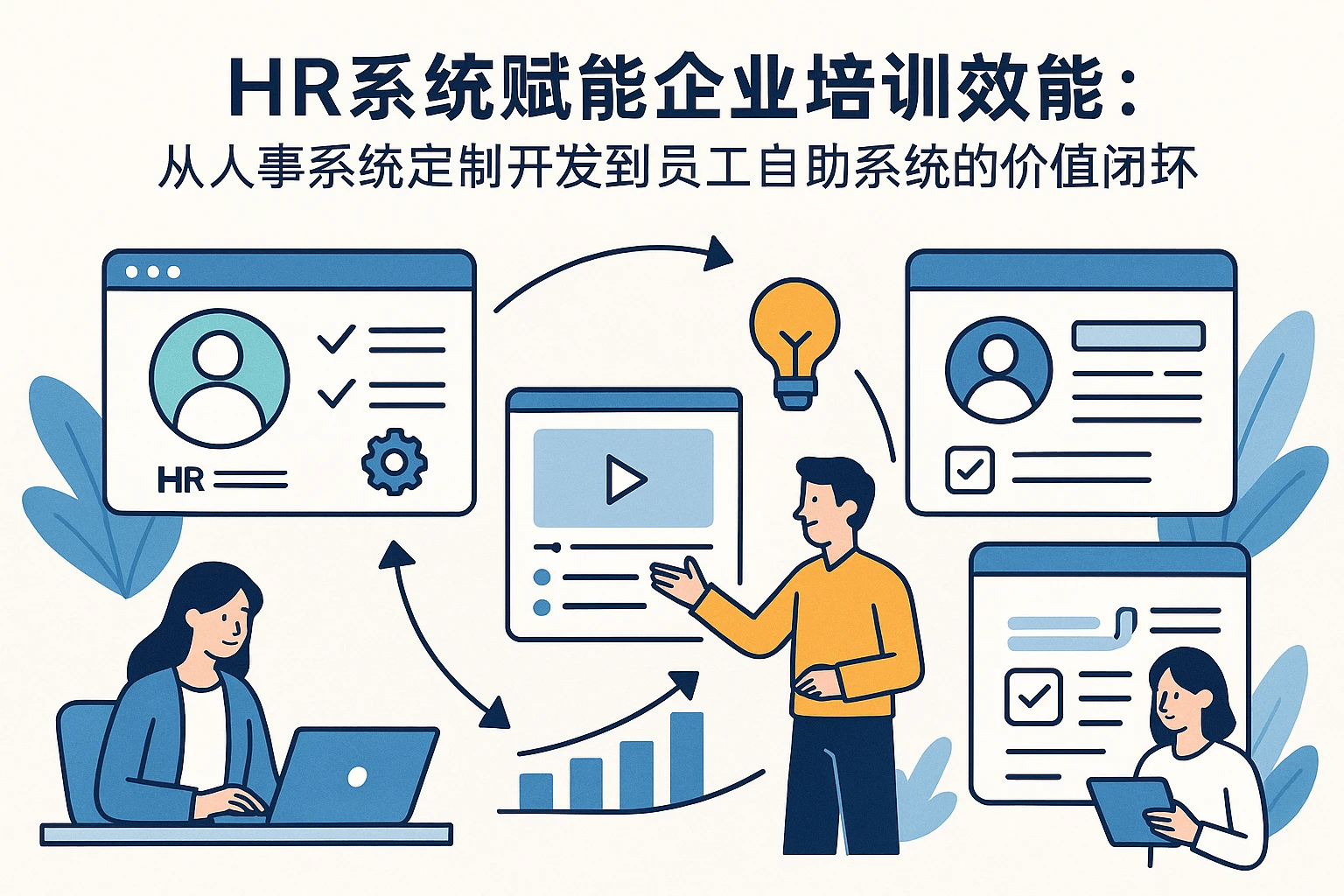 HR系统赋能企业培训效能：从人事系统定制开发到员工自助系统的价值闭环