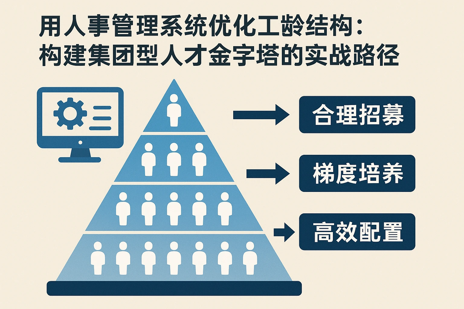 用人事管理系统优化工龄结构：构建集团型人才金字塔的实战路径