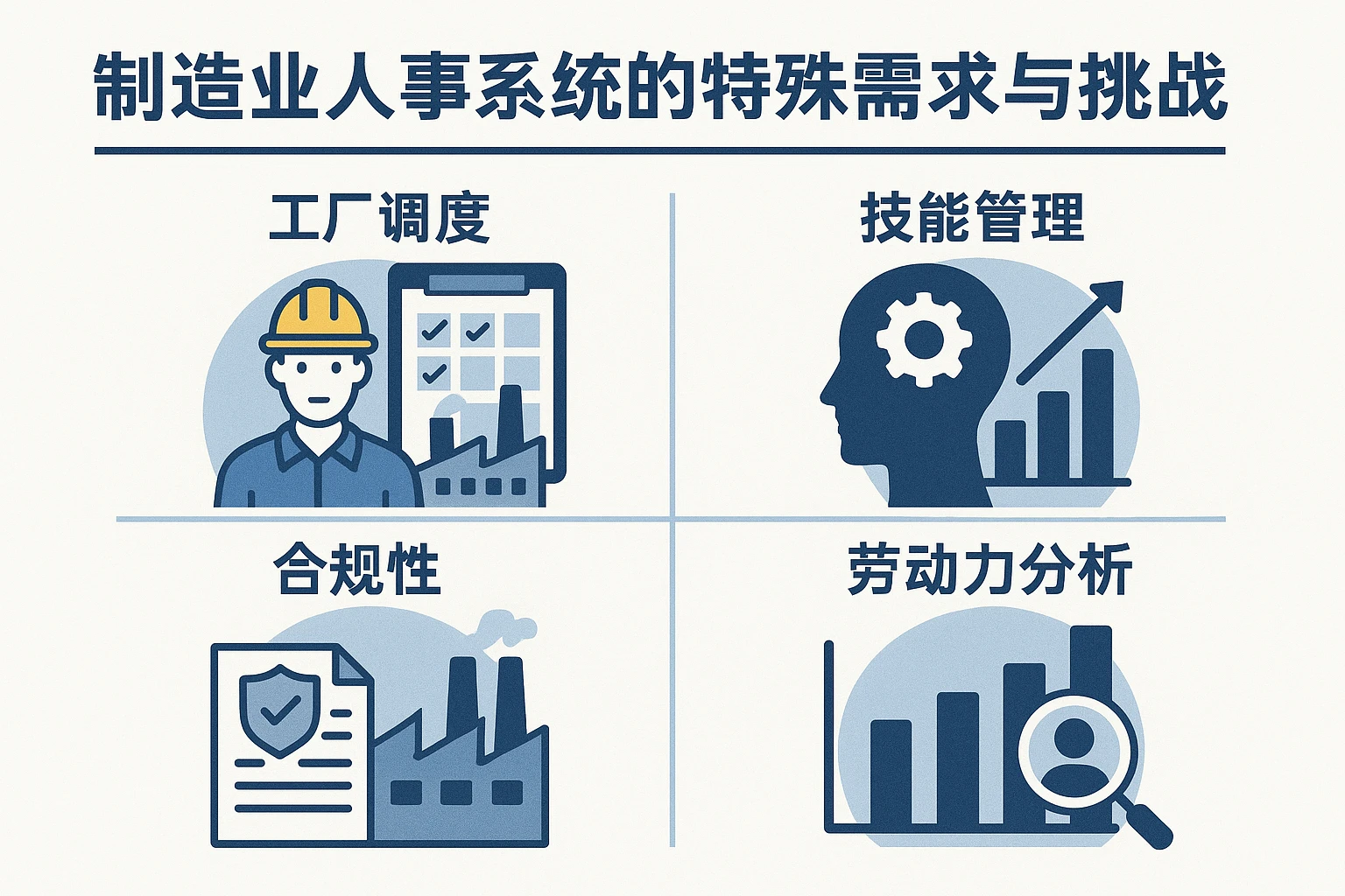 制造业人事系统的特殊需求与挑战