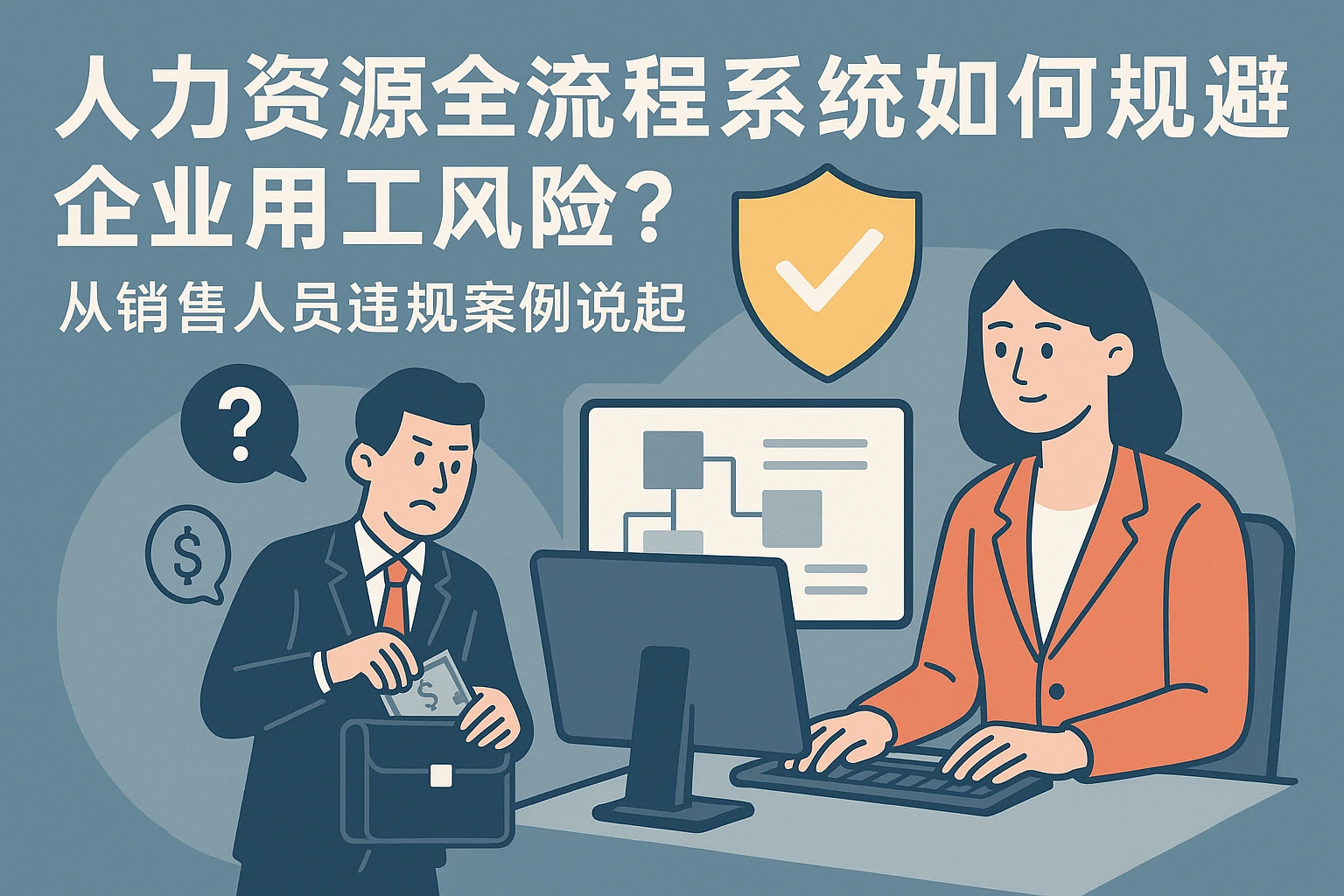 人力资源全流程系统如何规避企业用工风险？从销售人员违规案例说起