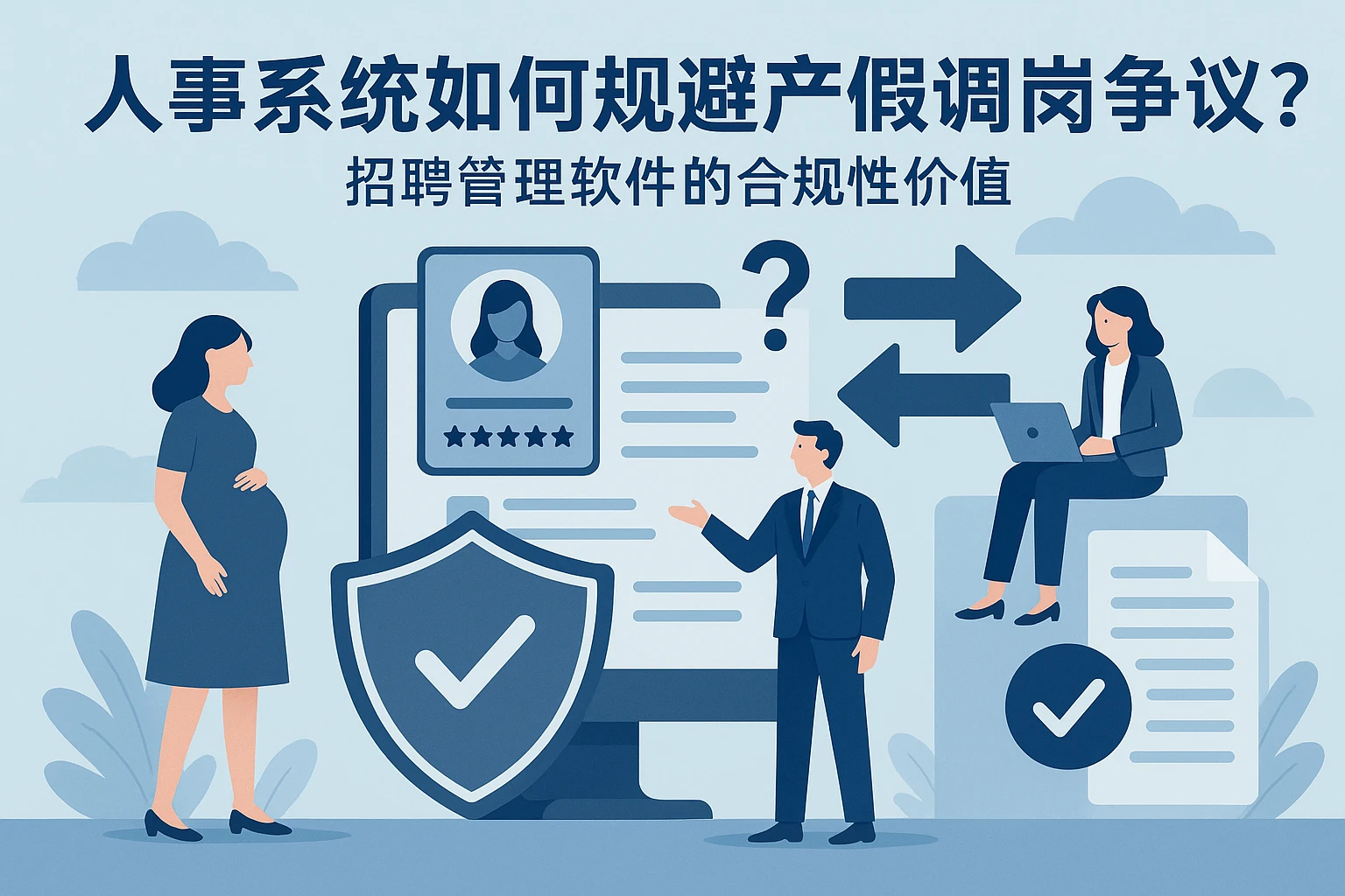 人事系统如何规避产假后调岗争议？招聘管理软件的合规性价值