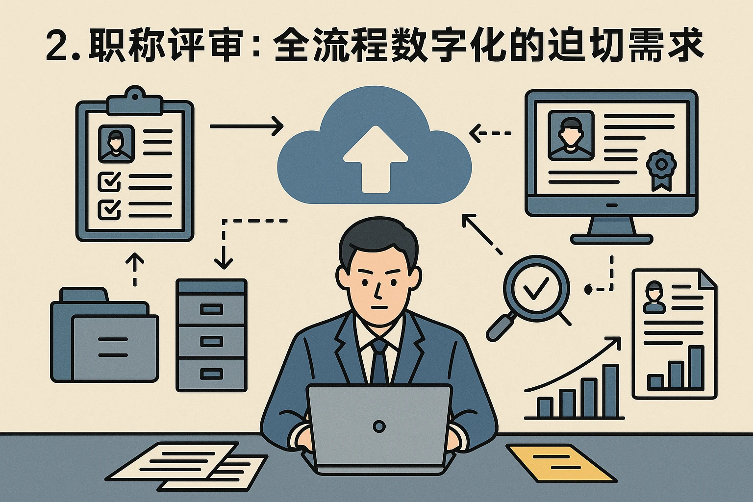 2. 职称评审：全流程数字化的迫切需求