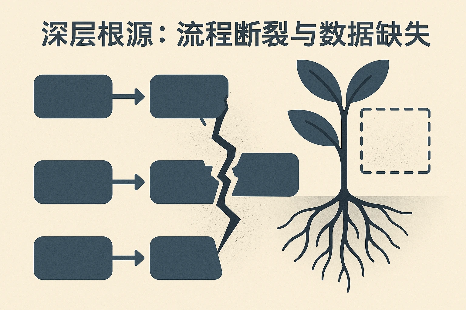 2. 深层根源:流程断裂与数据缺失