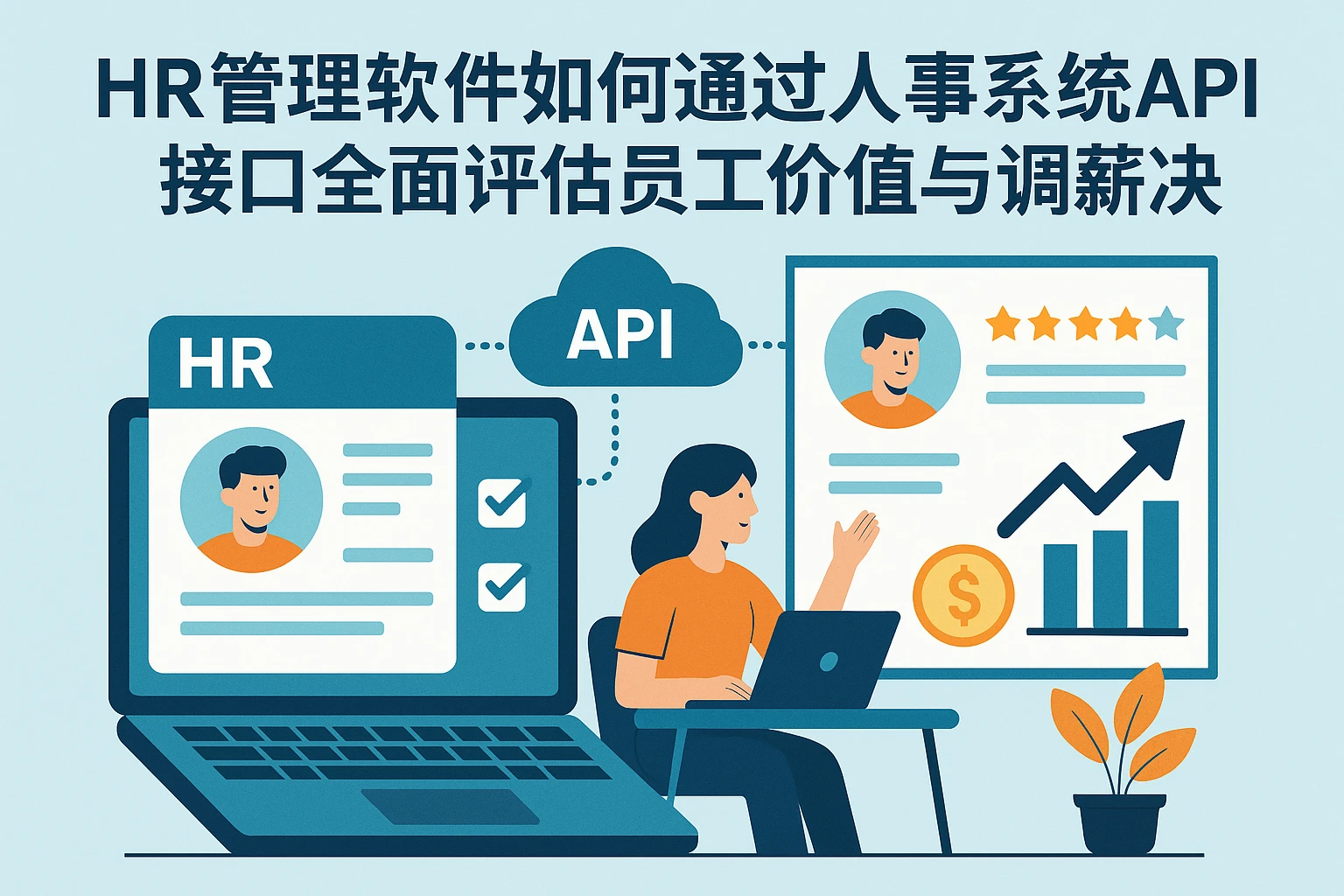HR管理软件如何通过人事系统API接口全面评估员工价值与调薪决策
