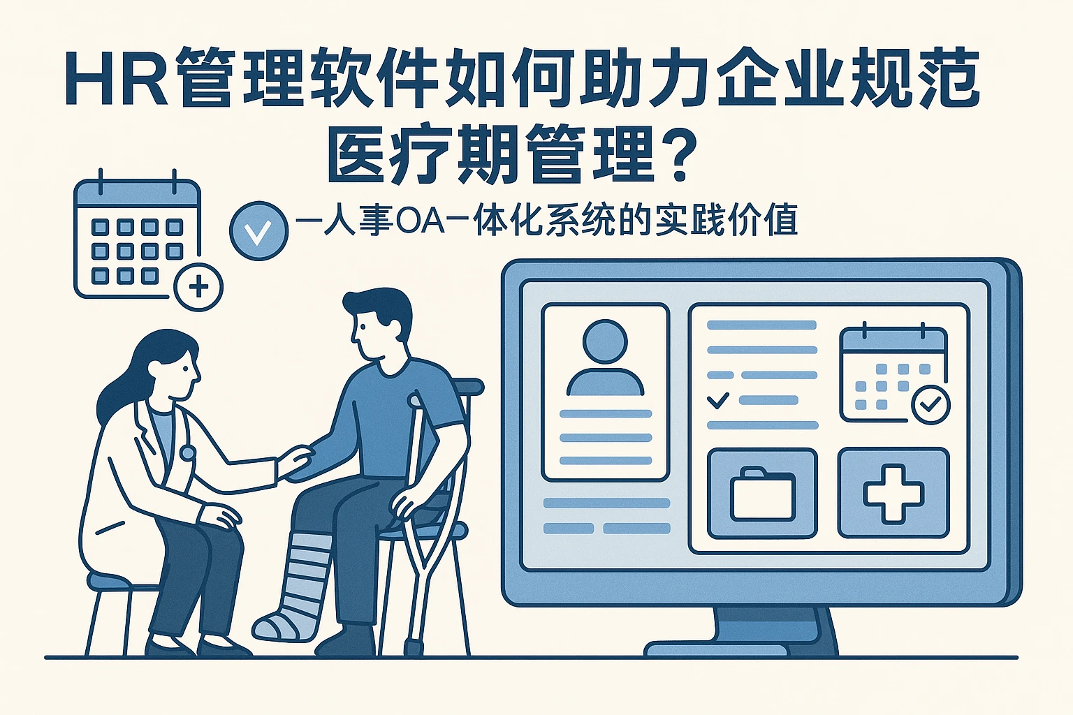 HR管理软件如何助力企业规范医疗期管理？——人事OA一体化系统的实践价值
