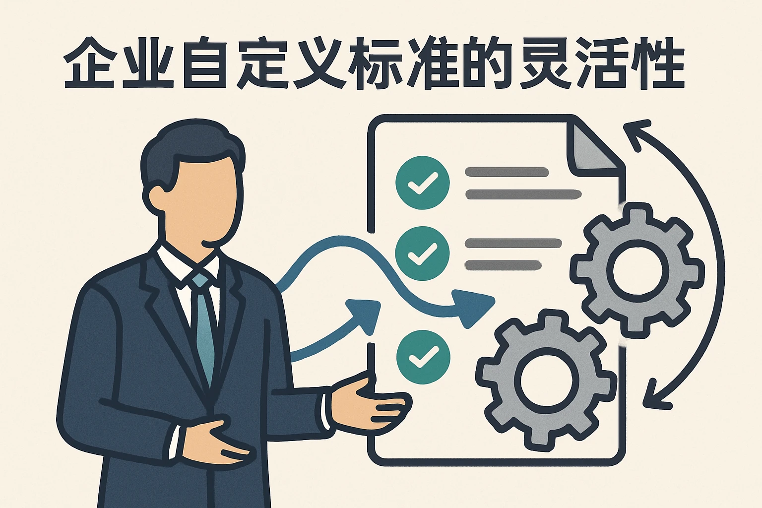 2. 企业自定义标准的灵活性