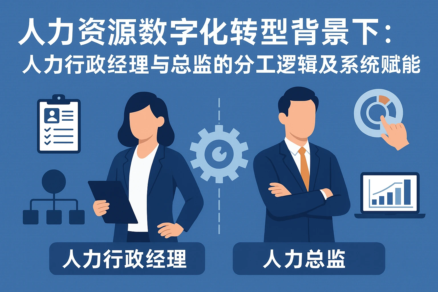 人力资源数字化转型背景下：人力行政经理与总监的分工逻辑及系统赋能实践