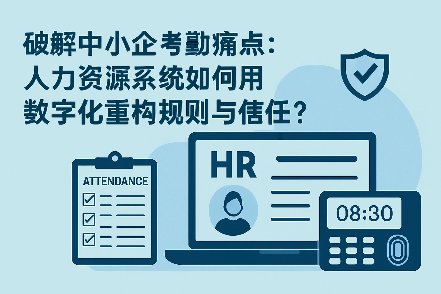 破解中小企考勤痛点:人力资源系统如何用数字化重构规则与信任?