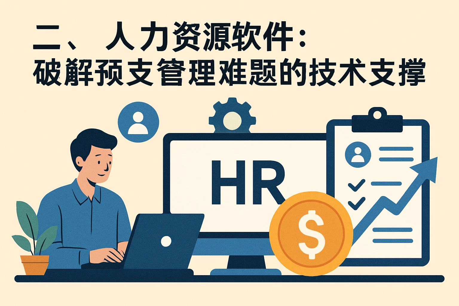 二、人力资源软件：破解预支管理难题的技术支撑