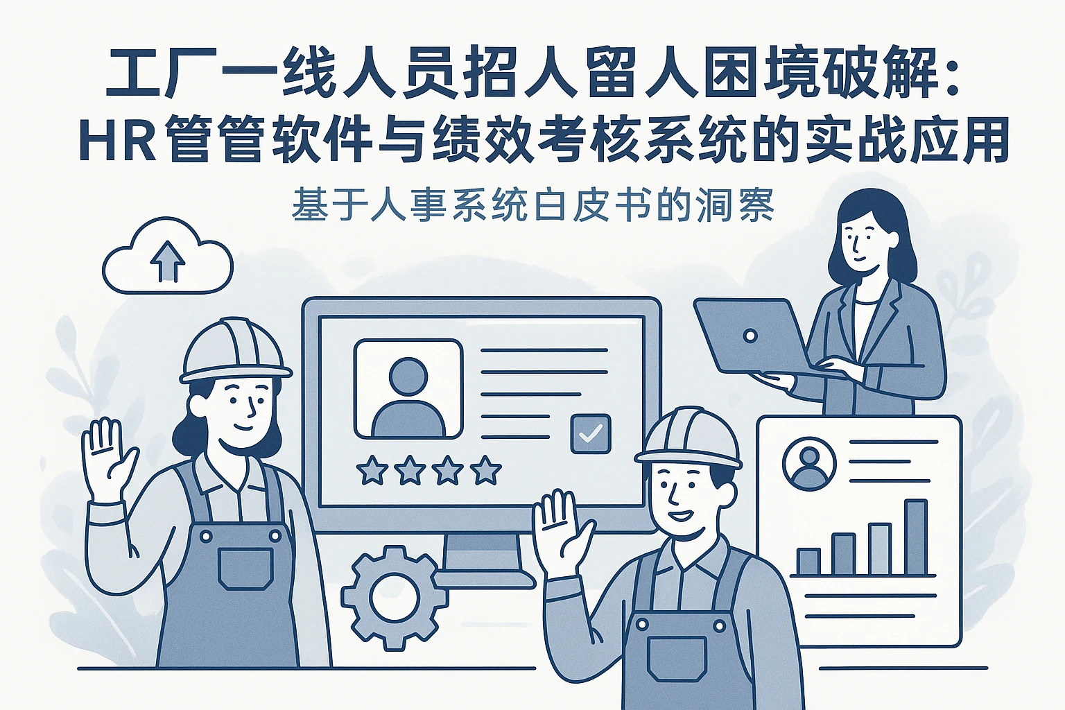 工厂一线人员招人留人困境破解：HR管理软件与绩效考核系统的实战应用——基于人事系统白皮书的洞察