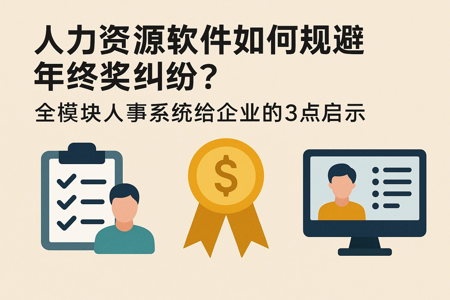 人力资源软件如何规避年终奖纠纷？全模块人事系统给企业的3点启示