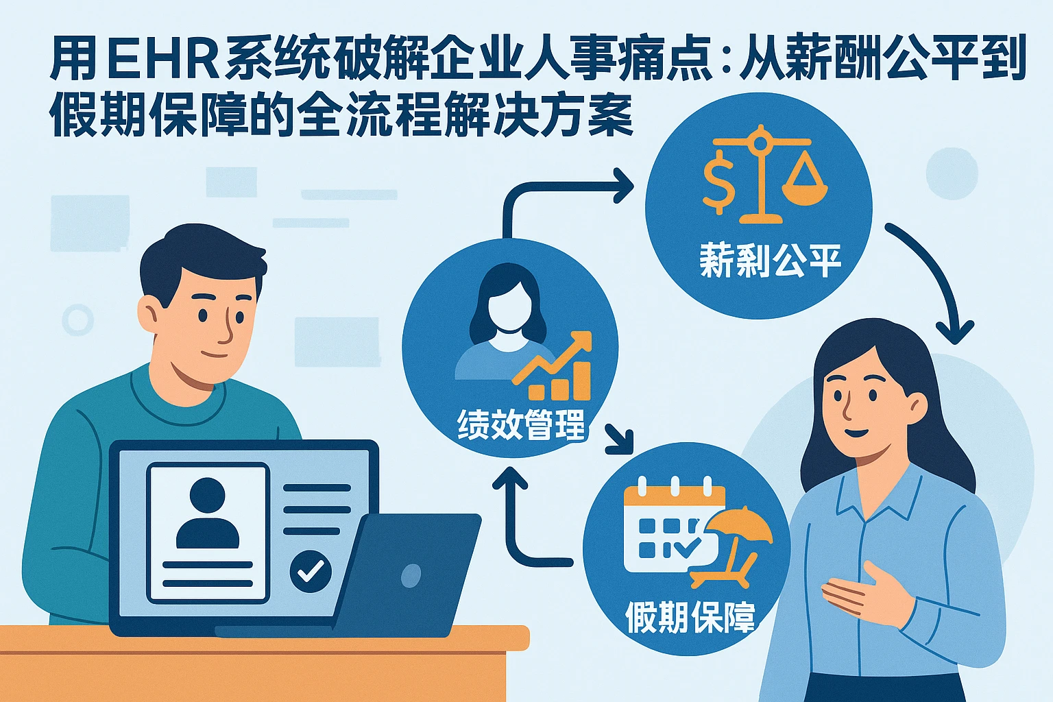 用EHR系统破解企业人事痛点：从薪酬公平到假期保障的全流程解决方案