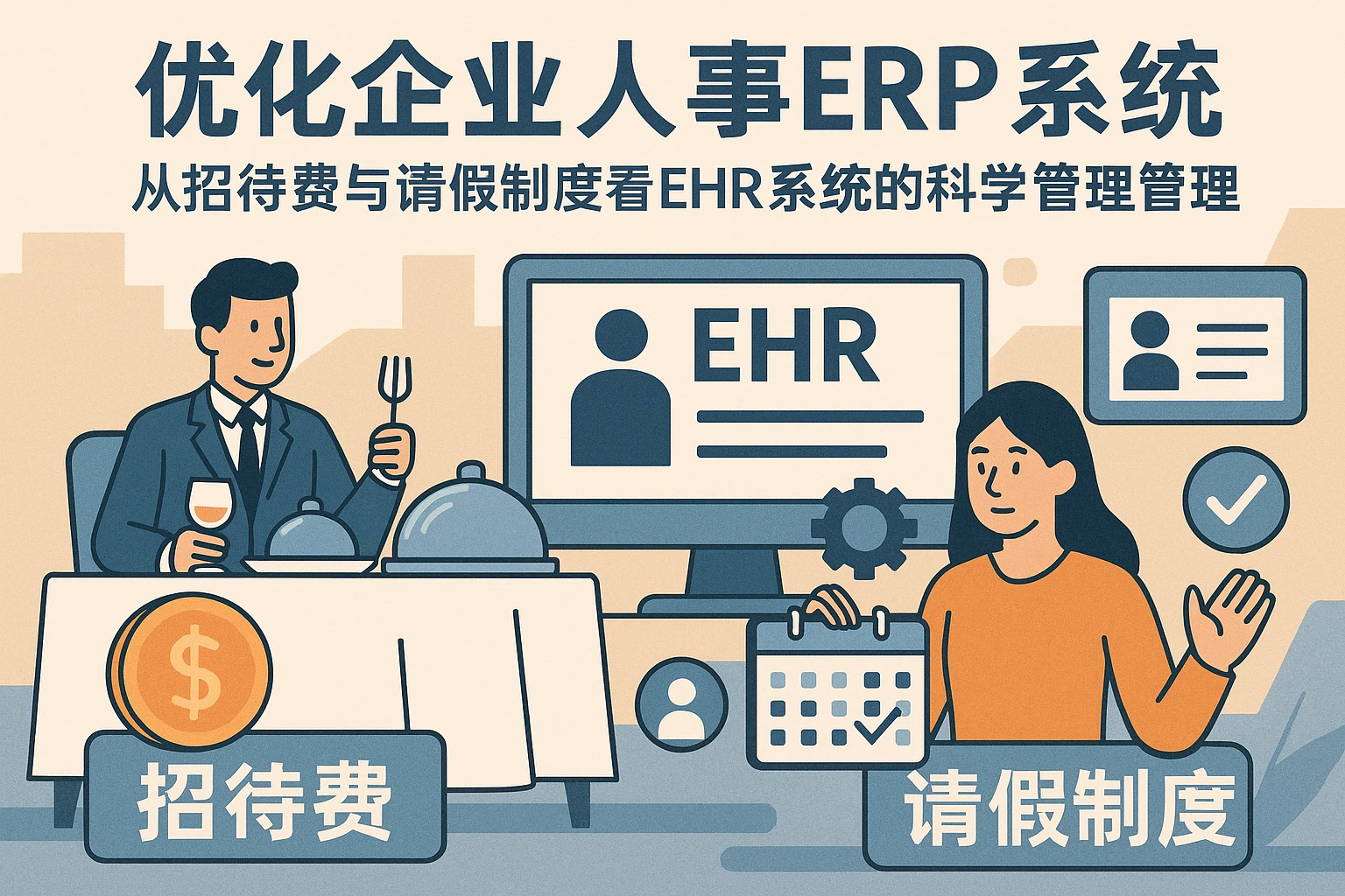 优化企业人事ERP系统:从招待费与请假制度看EHR系统的科学管理