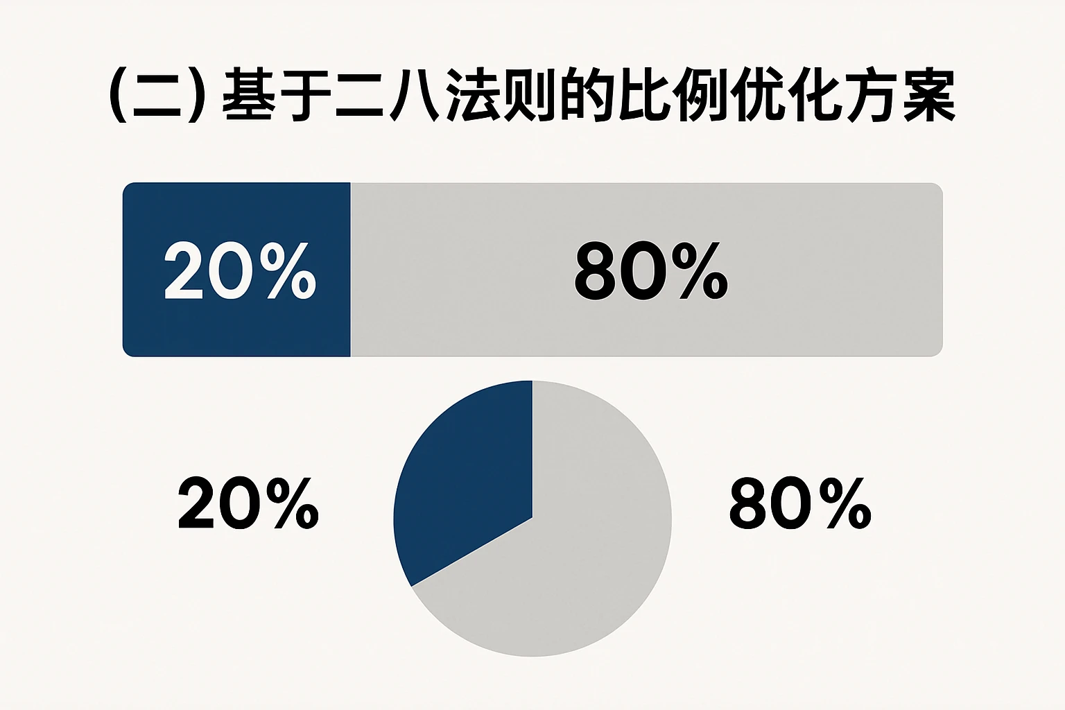 （二）基于二八法则的比例优化方案