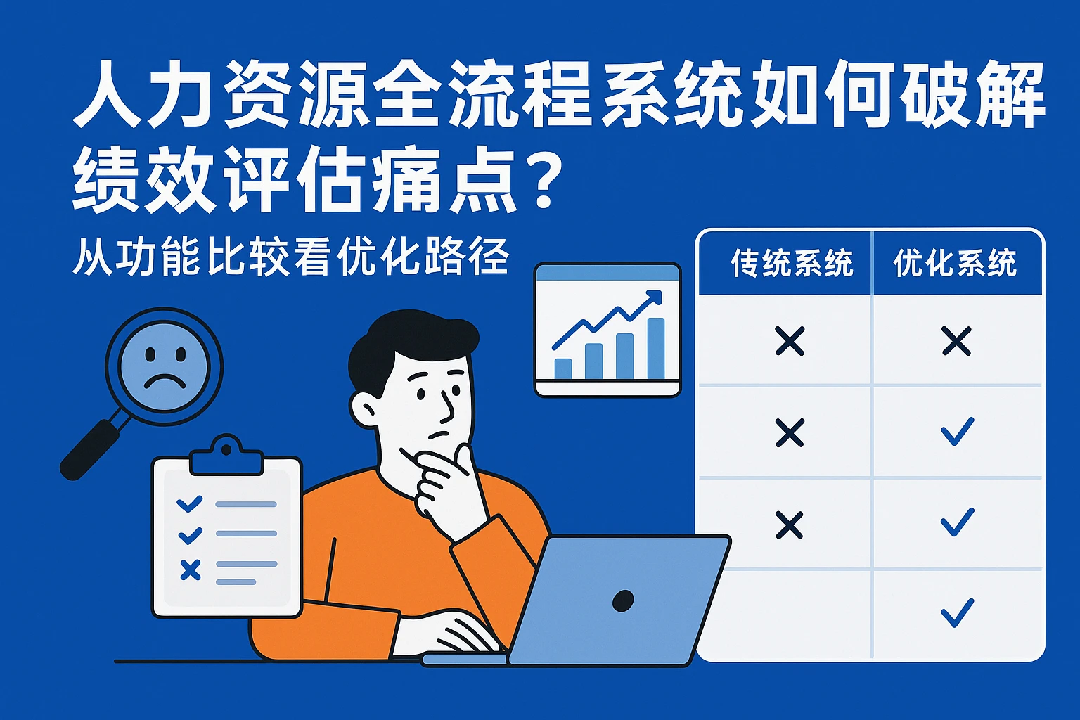 人力资源全流程系统如何破解绩效评估痛点？从功能比较看优化路径