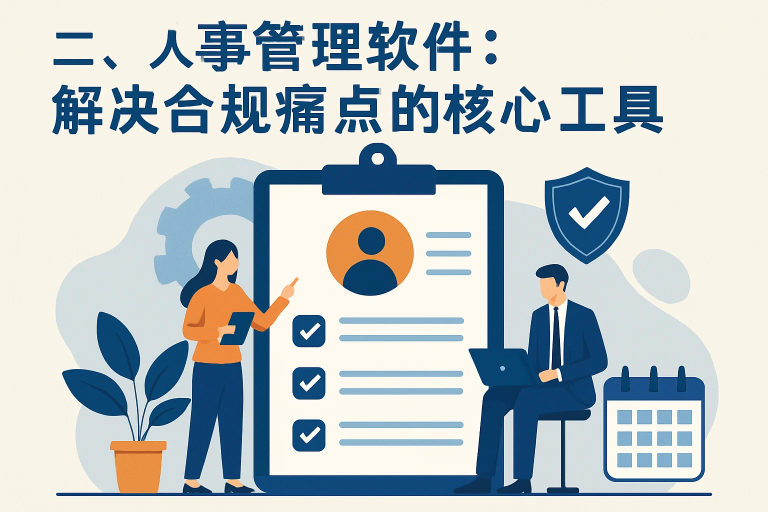 二、人事管理软件:解决合规痛点的核心工具