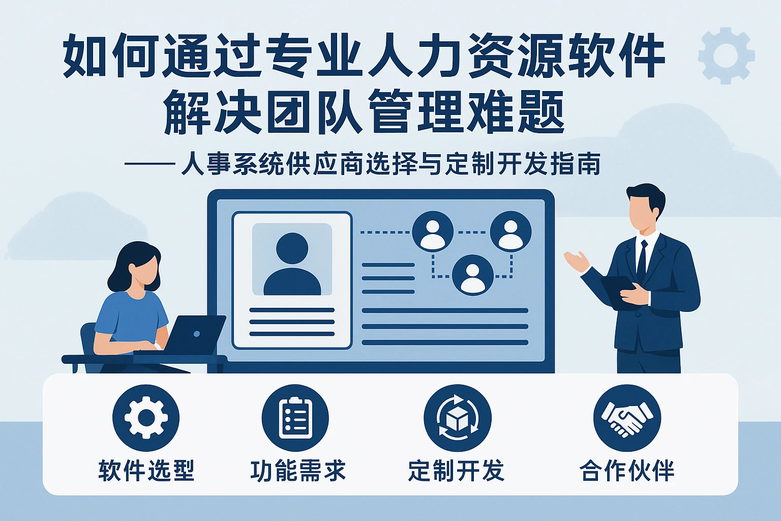 如何通过专业人力资源软件解决团队管理难题——人事系统供应商选择与定制开发指南