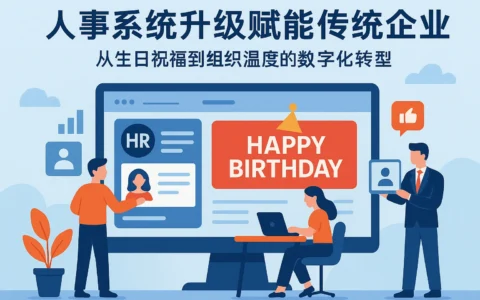 人事系统升级赋能传统企业：从生日祝福到组织温度的数字化转型