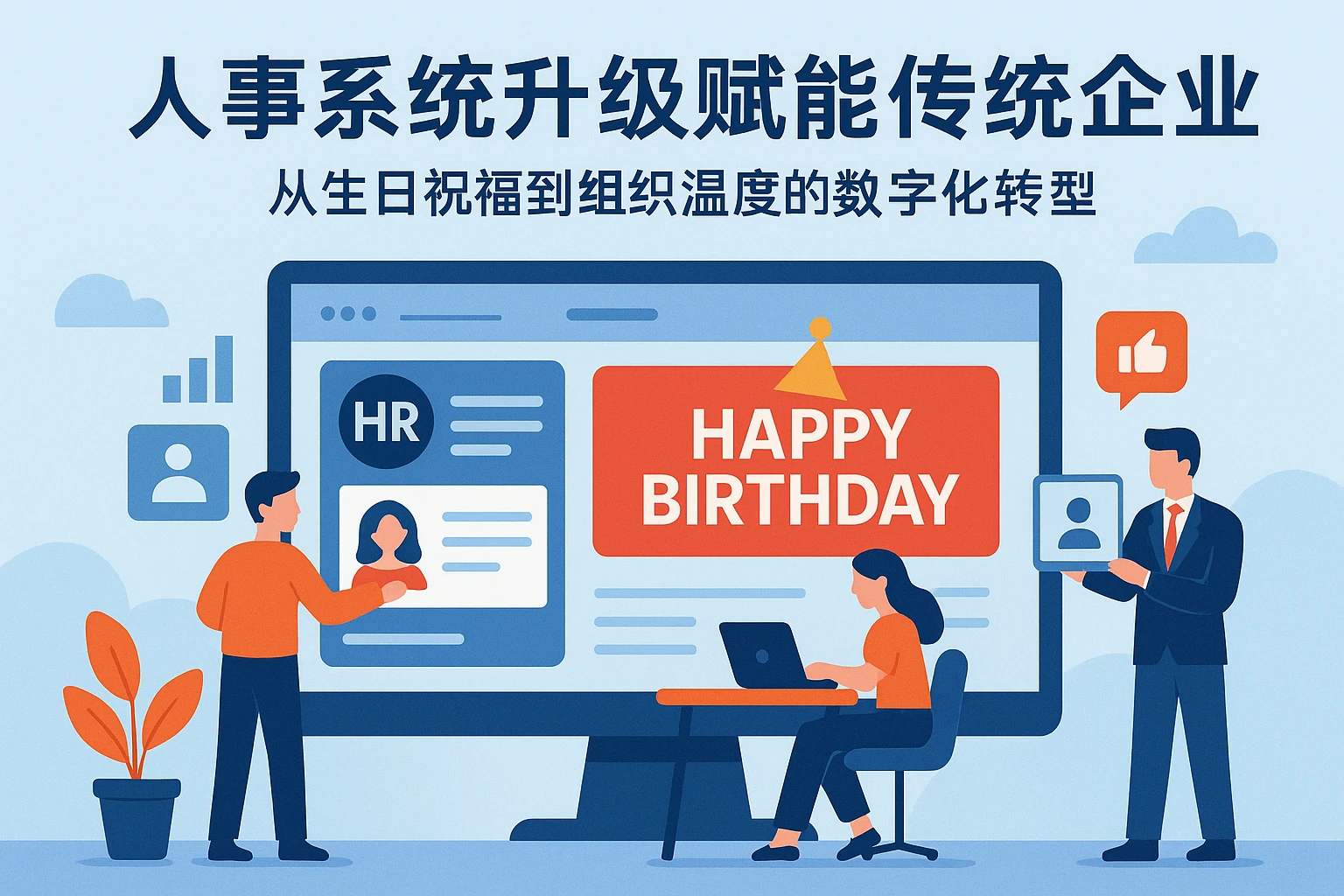 人事系统升级赋能传统企业：从生日祝福到组织温度的数字化转型