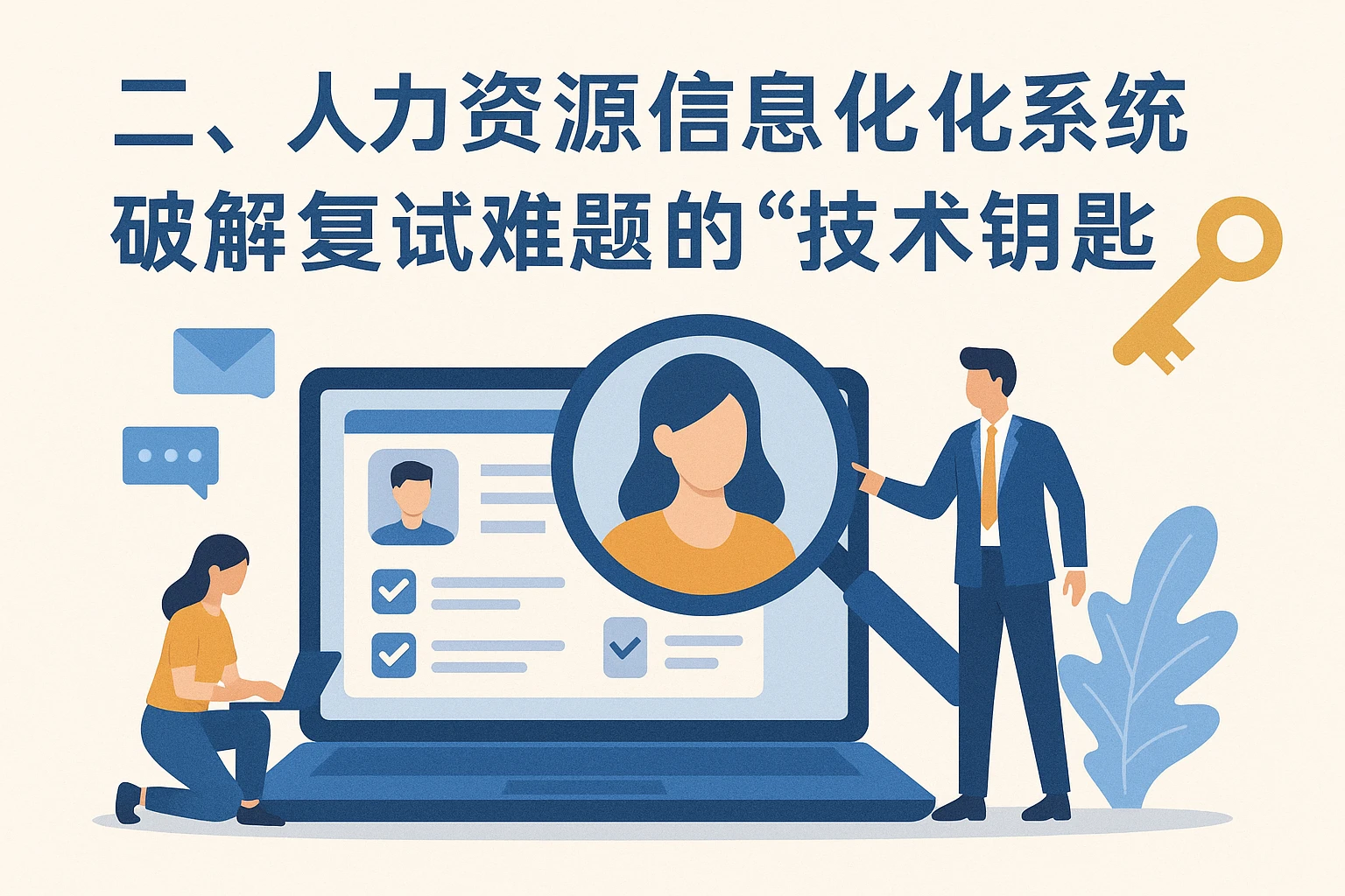 二、人力资源信息化系统：破解复试难题的“技术钥匙”