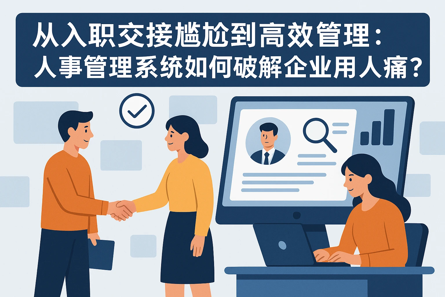 从入职交接尴尬到高效管理：人事管理系统如何破解企业用人痛点？