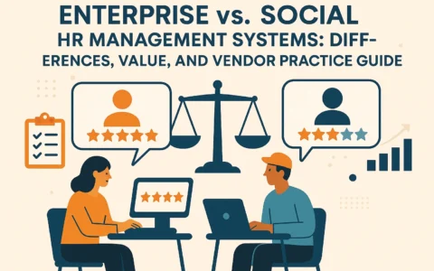 人事管理系统中的企评与社评：差异、价值及厂商实践指南