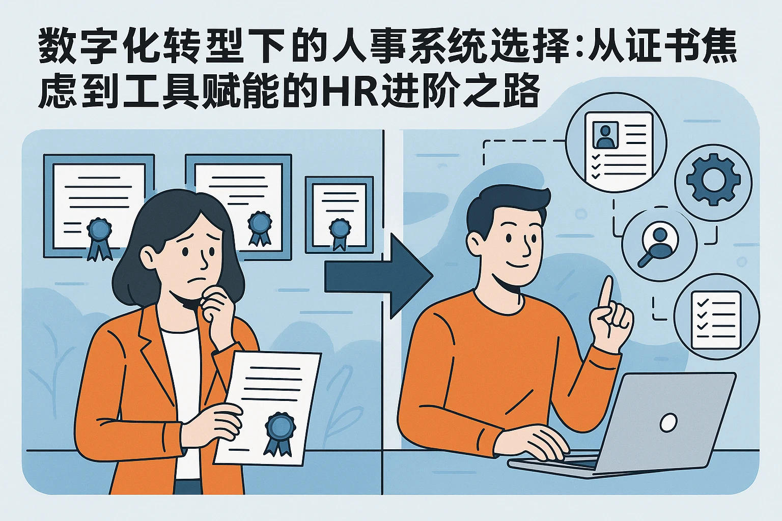 数字化转型下的人事系统选择:从证书焦虑到工具赋能的HR进阶之路