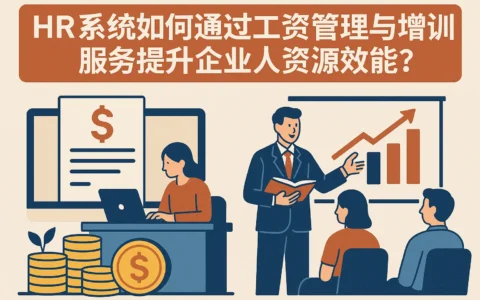 HR系统如何通过工资管理与培训服务提升企业人力资源效能？
