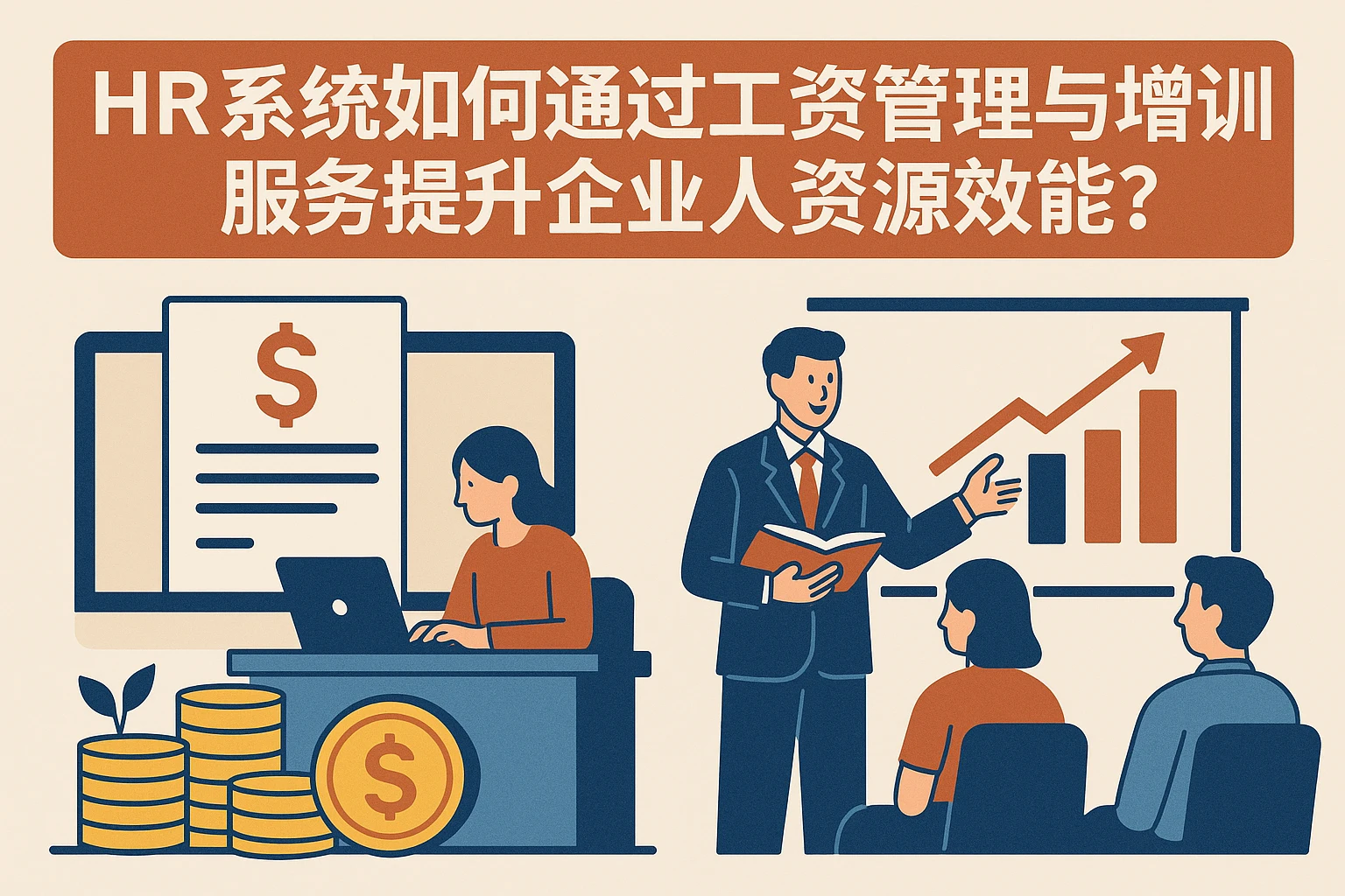 HR系统如何通过工资管理与培训服务提升企业人力资源效能？