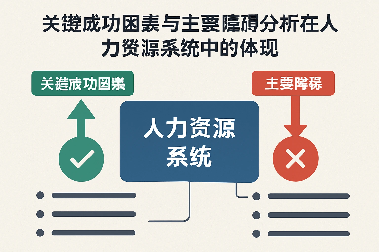 关键成功因素与主要障碍分析在人力资源系统中的体现