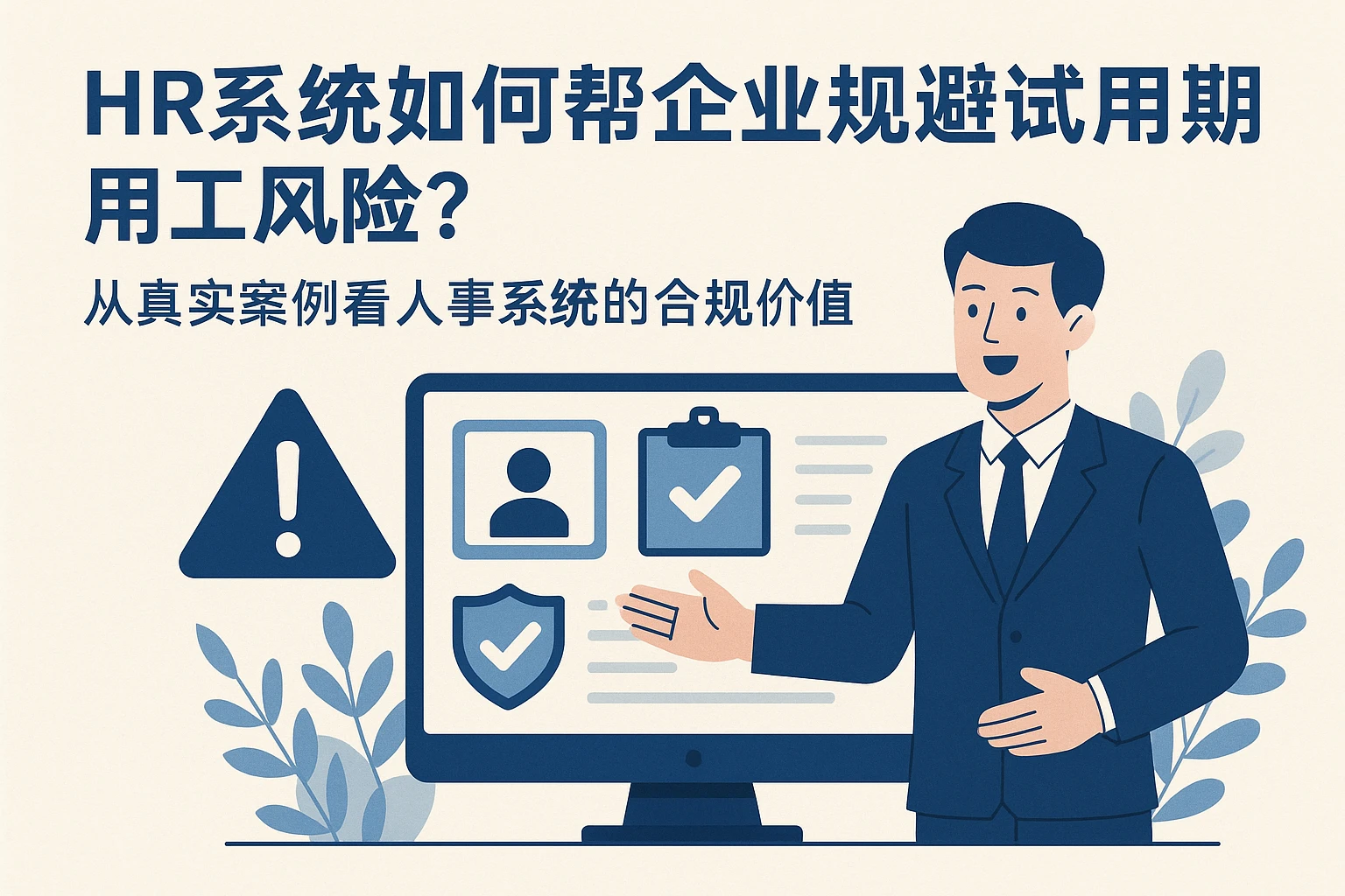 HR系统如何帮企业规避试用期用工风险?从真实案例看人事系统的合规价值