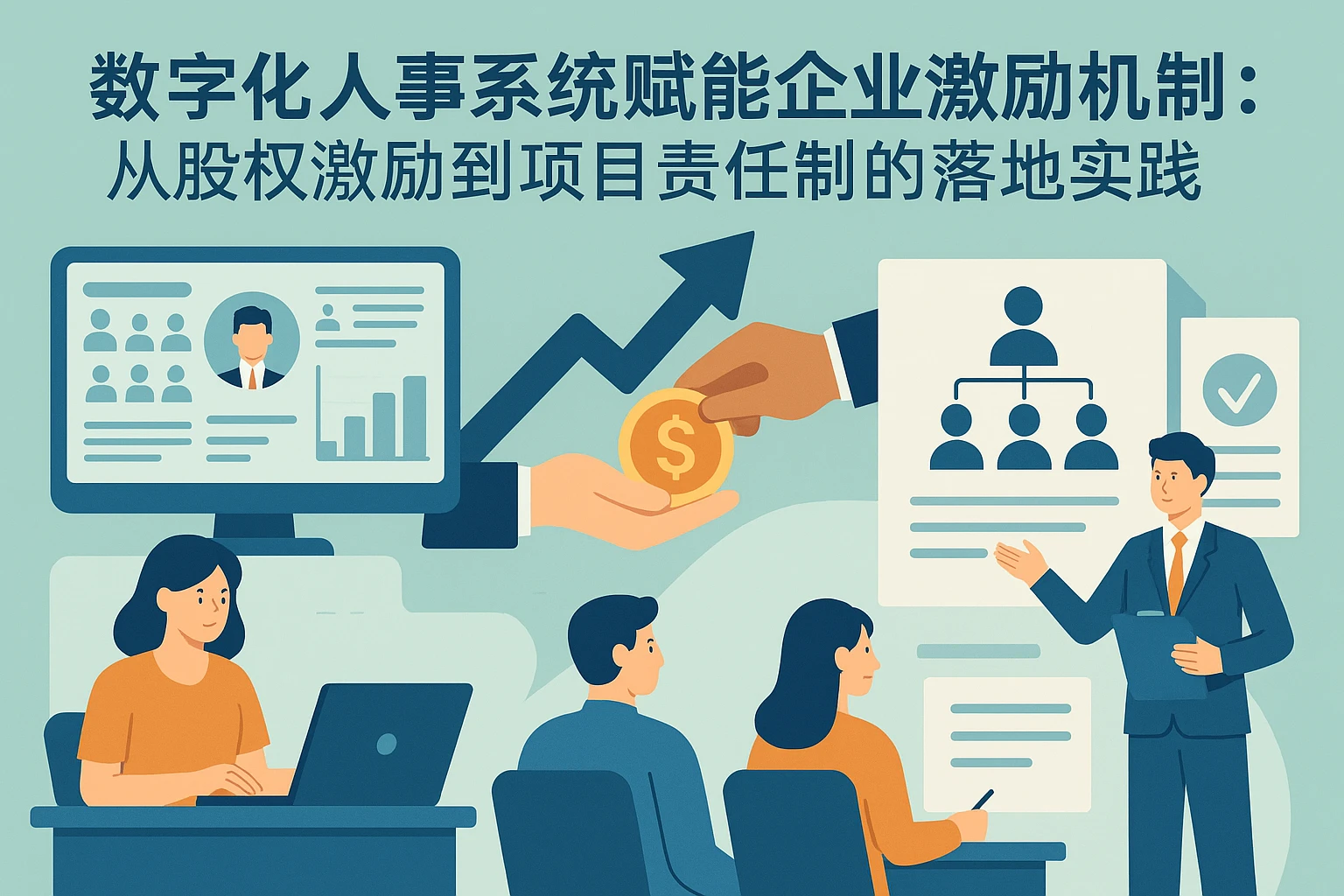 数字化人事系统赋能企业激励机制:从股权激励到项目责任制的落地实践