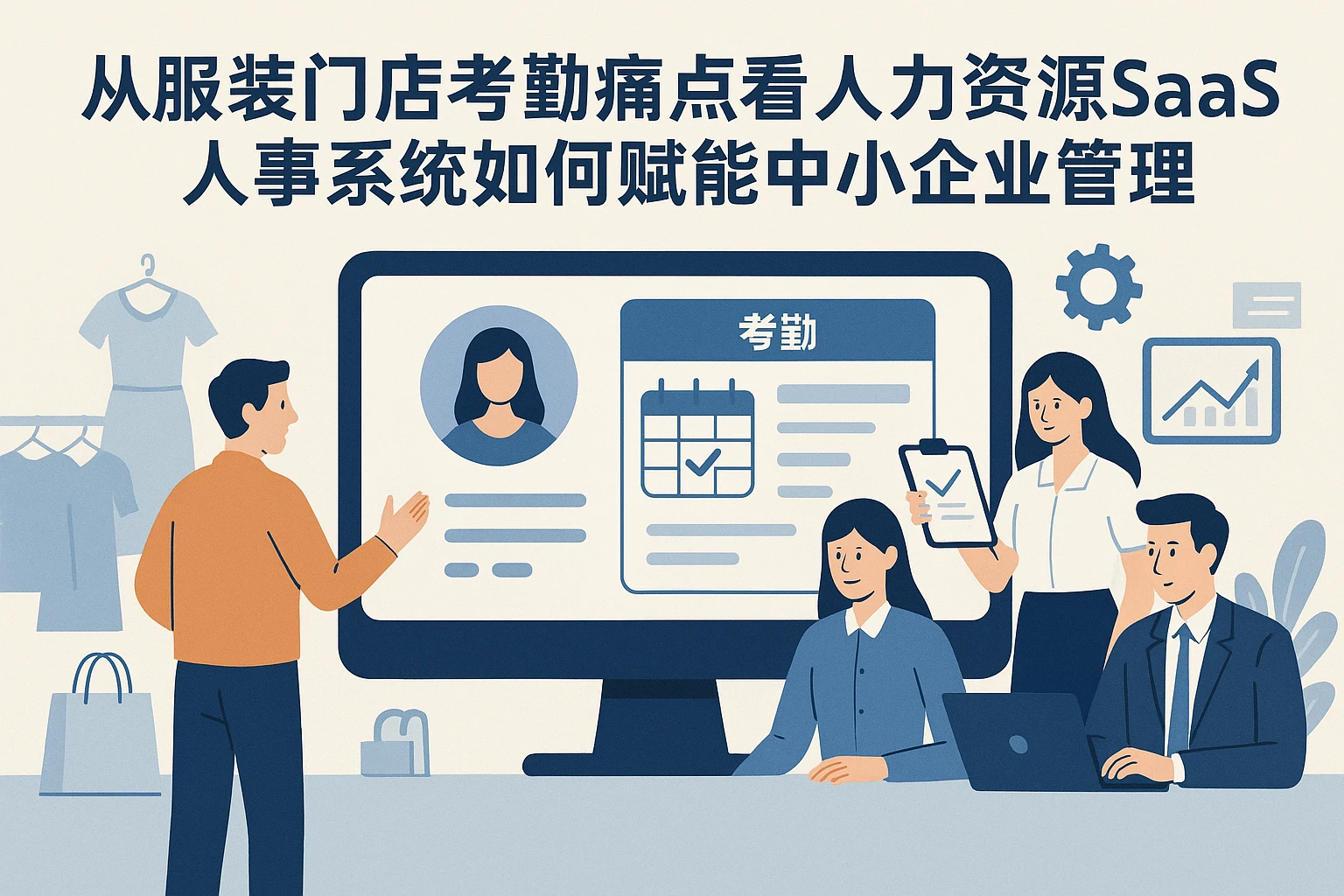 从服装门店考勤痛点看人力资源SaaS人事系统如何赋能中小企业管理