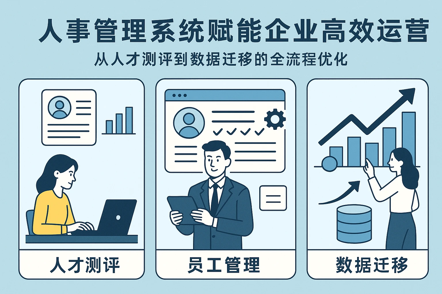 人事管理系统赋能企业高效运营:从人才测评到数据迁移的全流程优化