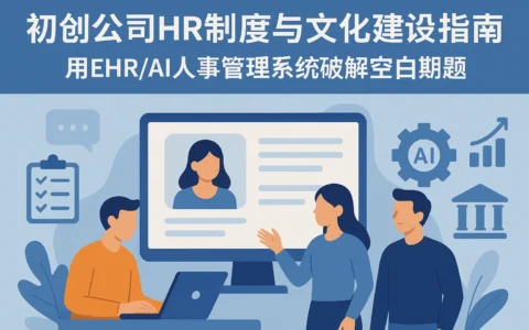 初创公司HR制度与文化建设指南：用EHR/AI人事管理系统破解空白期难题