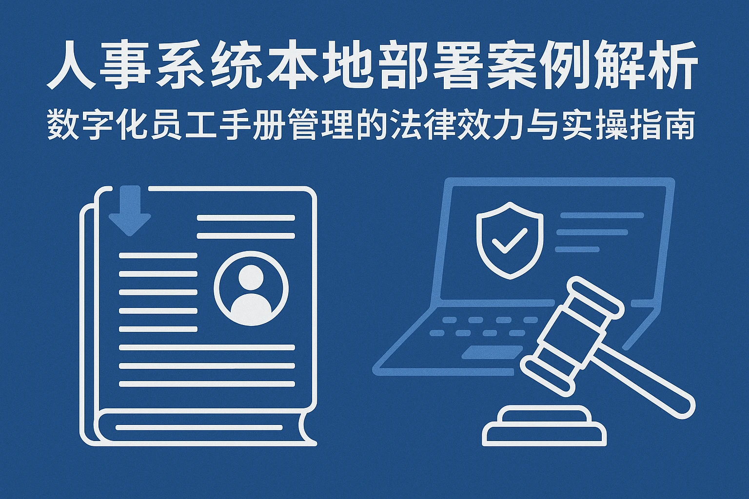 人事系统本地部署案例解析:数字化员工手册管理的法律效力与实操指南