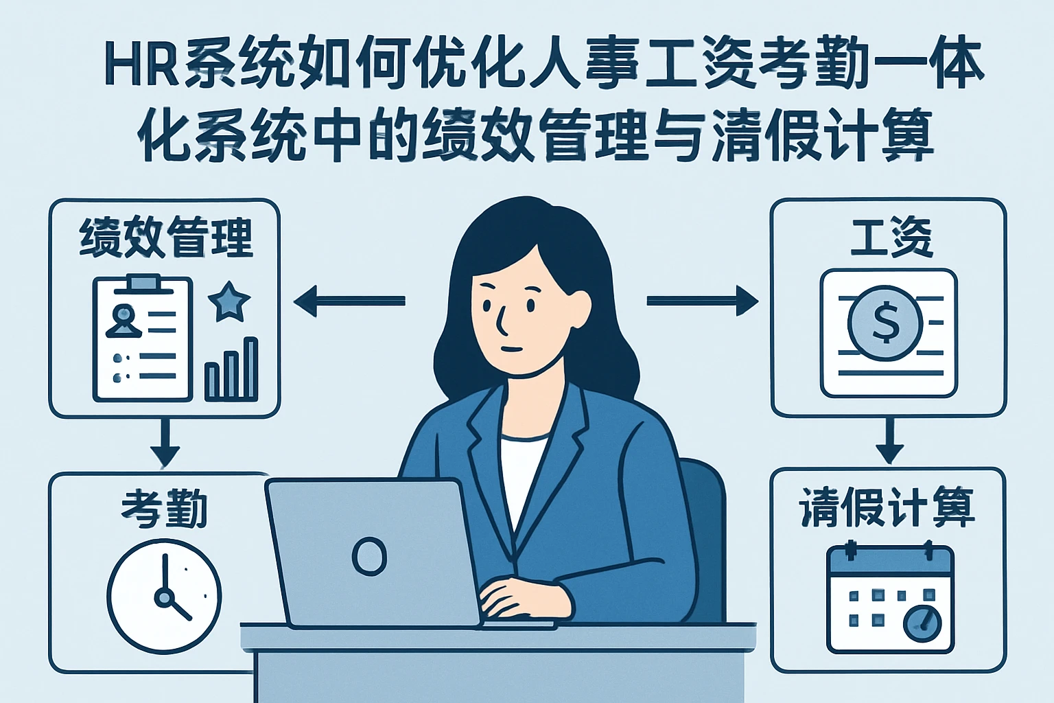 HR系统如何优化人事工资考勤一体化系统中的绩效管理与请假计算