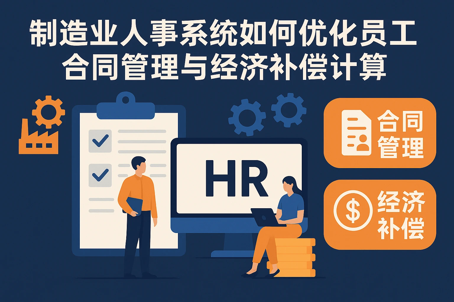 制造业人事系统如何优化员工合同管理与经济补偿计算
