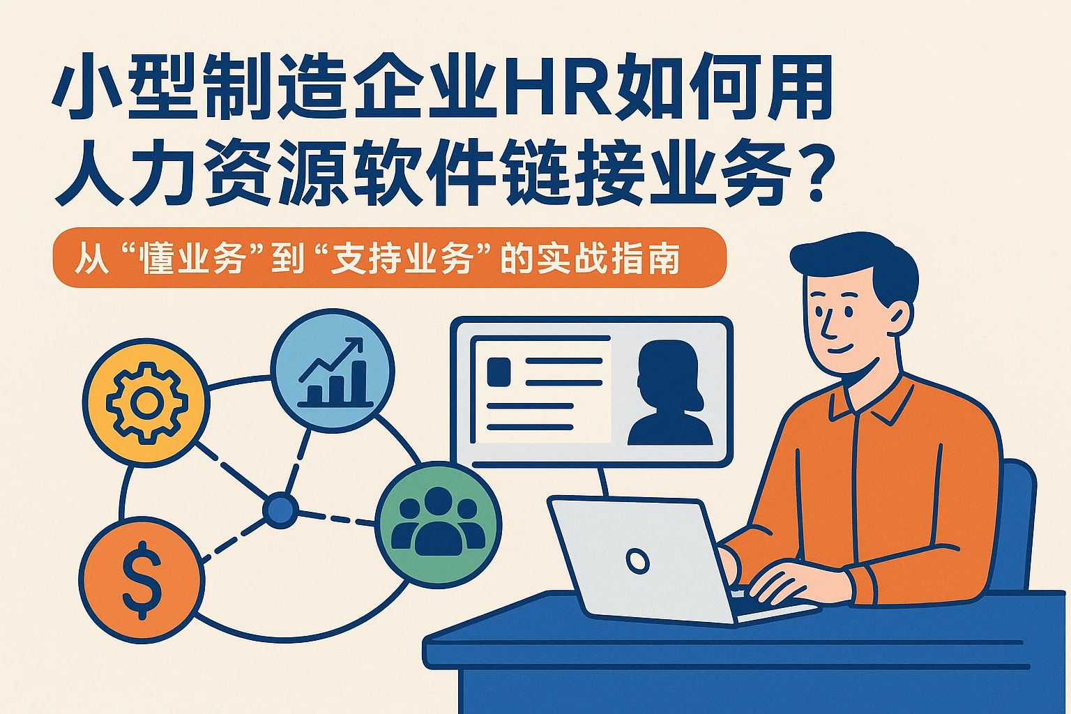 小型制造企业HR如何用人力资源软件链接业务？从“懂业务”到“支持业务”的实战指南