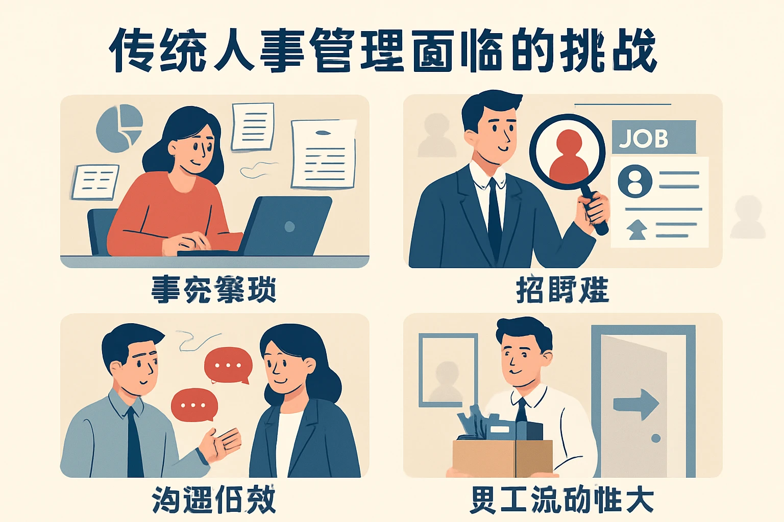 传统人事管理面临的挑战