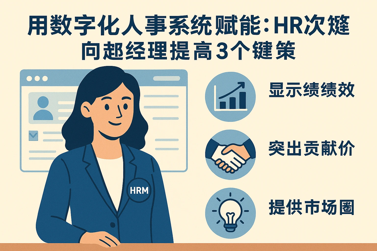 用数字化人事系统赋能:HRM向总经理提加薪的3个关键策略