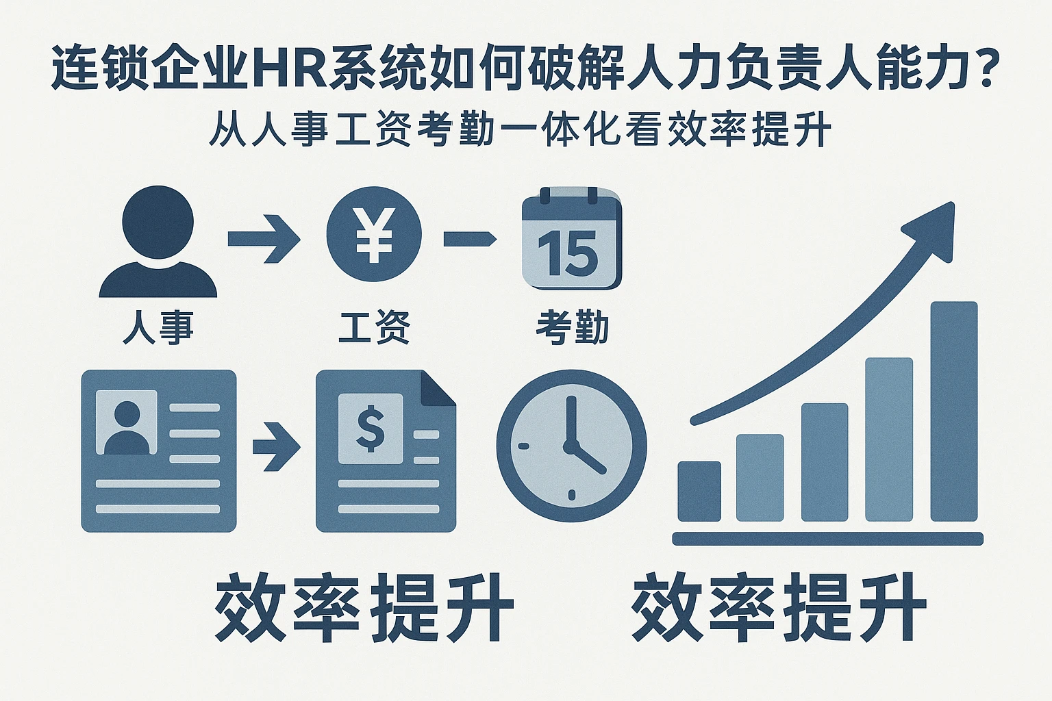 连锁企业HR系统如何破解人力负责人能力短板?从人事工资考勤一体化看效率提升