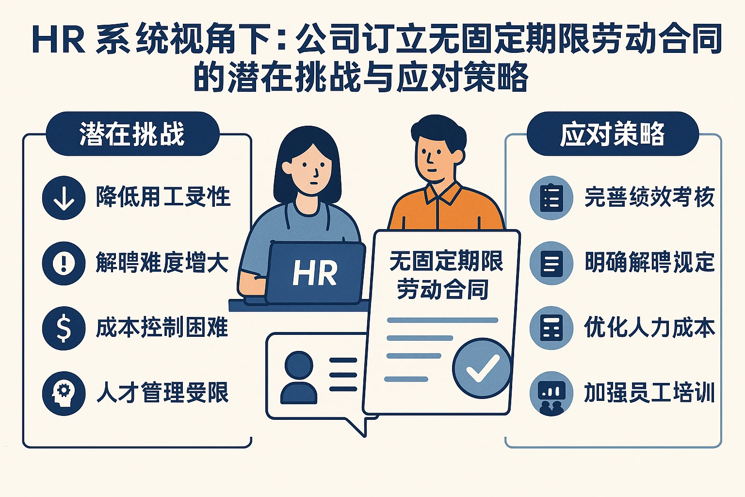 HR系统视角下:公司订立无固定期限劳动合同的潜在挑战与应对策略